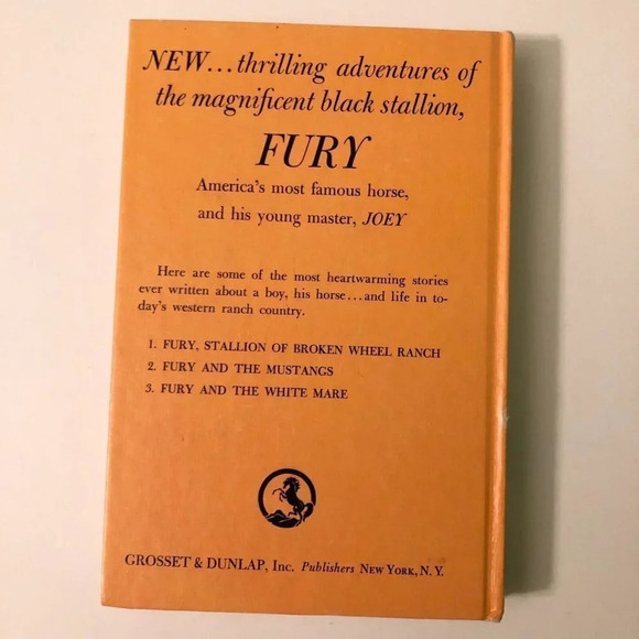 1959 Fury Stallion of Broken Wheel Ranch by Albert G Miller Hardcover - Picture 2 of 14